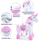 PonyCycle Model U® Pink Large Ride-On Unicorn for Kids Age 7+, Mechanical Walking Pony Toy
